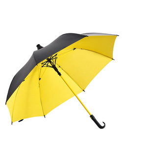 大号雨伞防水套长柄伞防晒伞防风暴黑胶结实加固抗台风手动便携