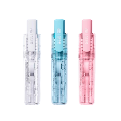 晨光透明静音按动式小熨斗修正带