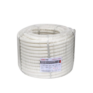 联塑PVC阻燃波纹管4分6分电线管16 20 25塑料套管穿线管软管绝缘