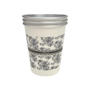 一次性铝箔纸杯子家用加厚耐高温茶杯高档商用食品级冷热饮水杯