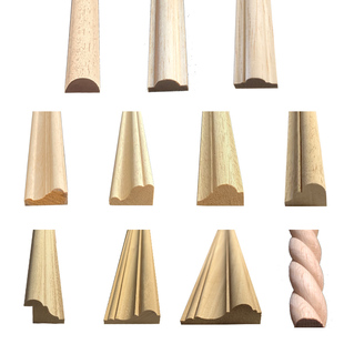 实木线条毛胚半圆线麻花线指甲线门背景墙腰线装饰木线条东阳木雕