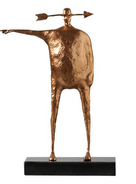 抽象艺术风客厅玄关书房人物雕塑