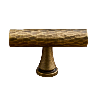 屿铜法式复古黄铜柜门拉手古铜色衣柜门橱柜抽屉轻奢锤纹柜子把手