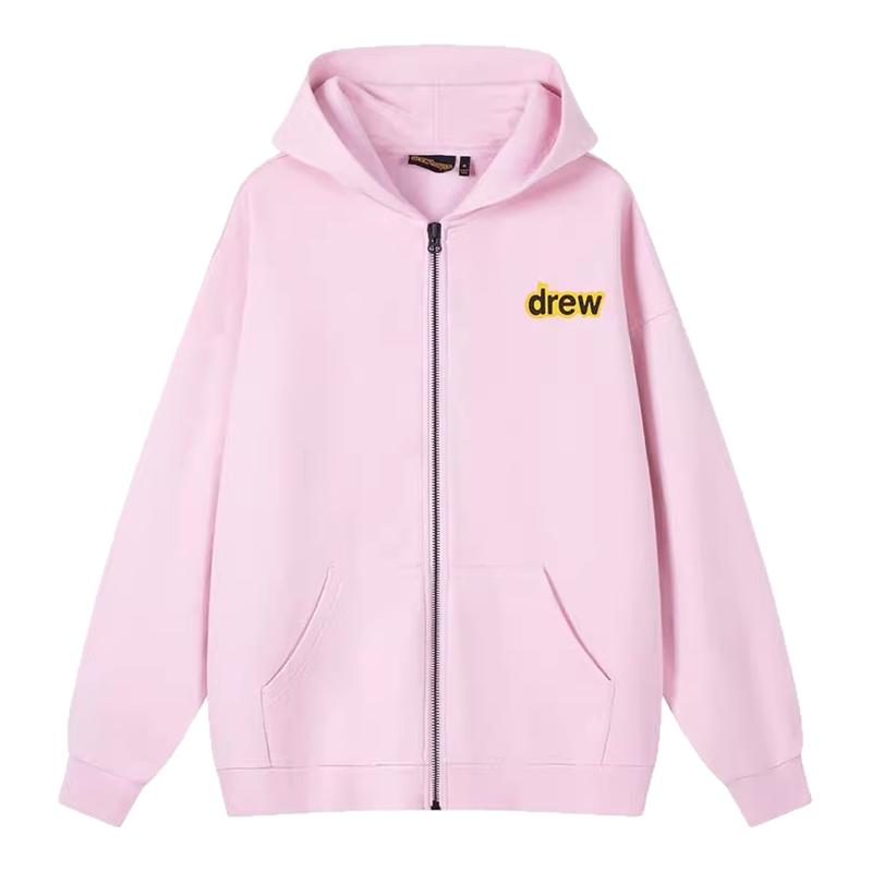 正品drewhouse恐龙拉链连帽卫衣
