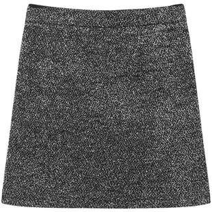 【商场同款】太平鸟亮闪半身裙短裙女毛织亮片裙有里衬A1GEF3443