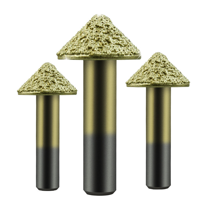 龙翔数控石材雕刻机刀大理石花岗岩刻字刀蘑菇头刀墓碑金刚石刀具