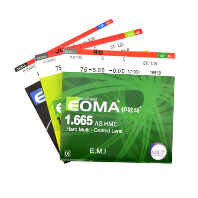 韩国超薄耐磨防蓝光近视眼镜片