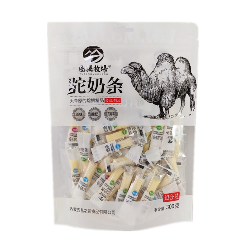 图腾牧场内蒙特产驼奶条软糯香甜