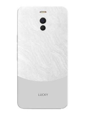 极简风适用魅蓝NOTE6手机壳魅族X8新款meizu硅胶M721Q套not全包m防摔noto男M852Q女melzux8简约撞色高级感软
