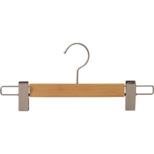 天纵实木裤架裤夹家用衣柜无痕防滑裤夹子群夹裤挂裤子专用衣架子