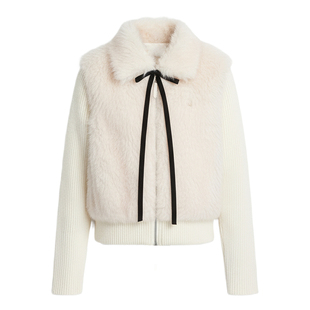 【人气款】fragileheart 仿狐狸毛针织衫冬款加厚毛绒外套