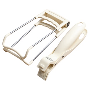 防烫夹碗神器304不锈钢取碗夹厨房硅胶防滑家用新款蒸盘夹提盘夹