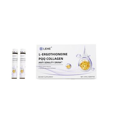 LEHE进口EGT麦角硫因谷胱甘肽PQQ胶原蛋白肽紧致葡萄籽抗时光衰老
