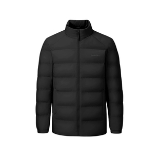 HLA/海澜之家轻商务经典排骨羽绒服25秋冬立领石墨烯大码外套男