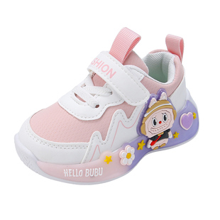 女童宝宝鞋2026年儿童板鞋新款春季休闲百搭运动鞋软底小童小白鞋