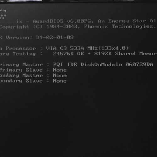 Bowen motherboard 6682 V: 2.12 & CPU