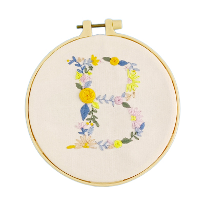 字母姓氏刺绣针线材料包