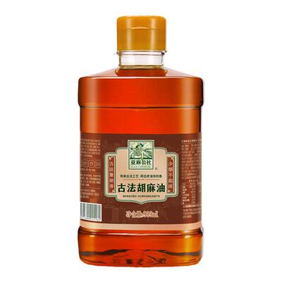 亚麻公社古法胡麻油909ml