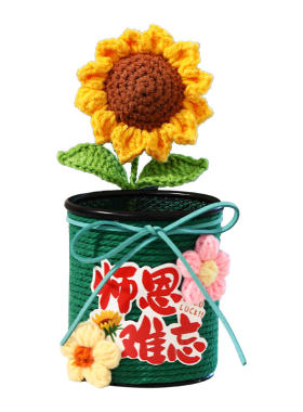 教师节礼物向日葵花束贺卡笔筒