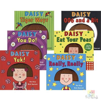 Daisy Picture Books 鬼马精灵小黛西 儿童英语故事绘本 课外读物 Eat Your Peas 006 and a Bit 006吴敏兰书单 英文原版进口图书