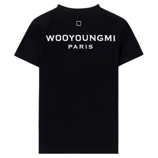 新品WOOYOUNGMI26春夏女士简约经典时尚休闲通勤日常舒适短袖T恤