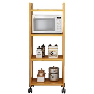 厨房夹缝置物架缝隙收纳柜冰箱浴室卫生间超窄实木30cm40cm小型竹