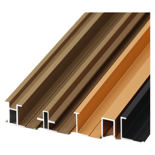 18厘铝合金护墙板铝材装饰面收边条金属条顶线腰线背景墙装饰线条