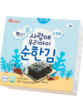 韩国那都不加盐海苔NAHTOO/拿嘟