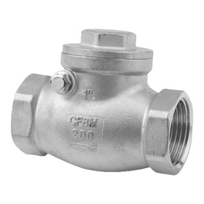 304不锈钢旋启式止回阀单向阀H14