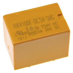 汇科HK4100F-DC3V5V9V12V24V-SHG微型超小型体积继电器直流6六脚