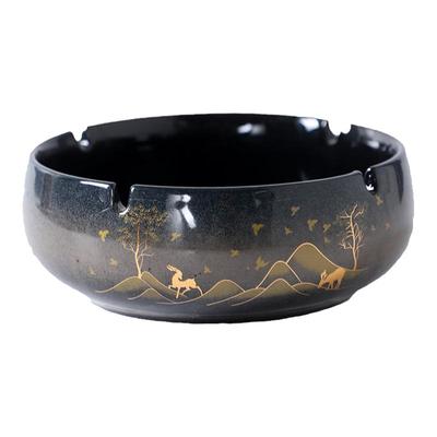 恬静生活装饰烟灰缸陶瓷烟盅