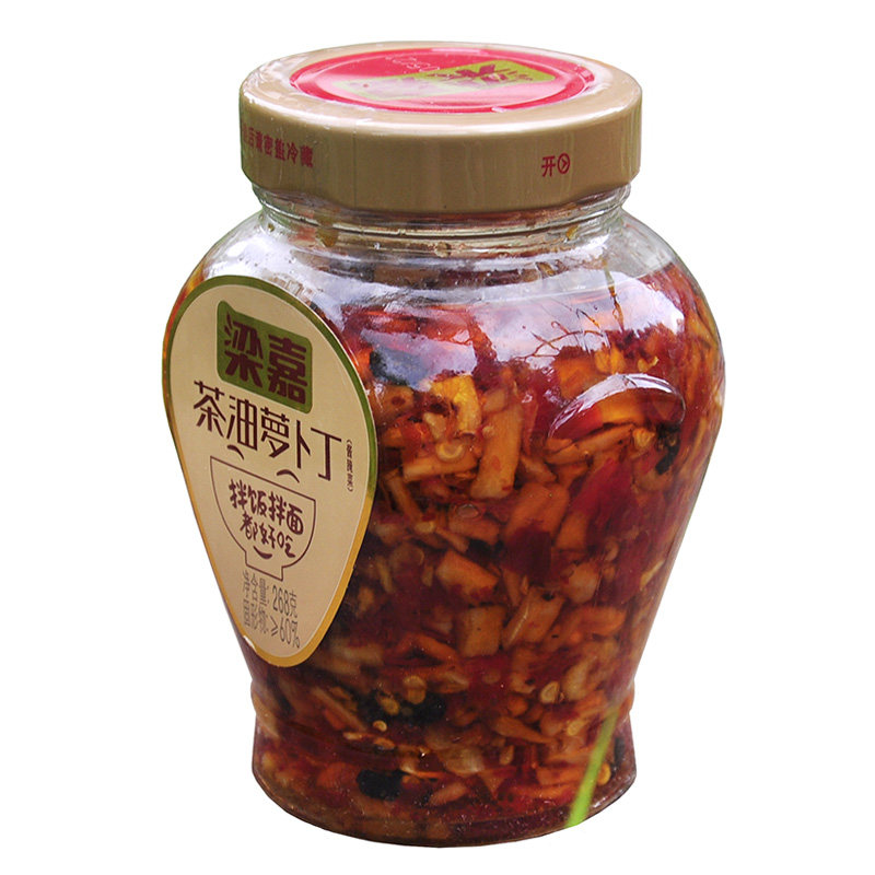 下饭菜湖南特产茶油萝卜丁瓶装