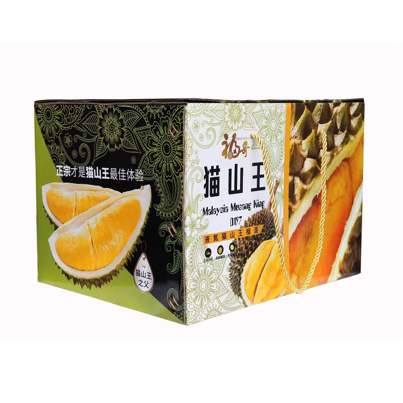 马来西亚进口液氮果猫山王榴莲