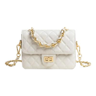 母亲节礼物情人节菱格斜挎包