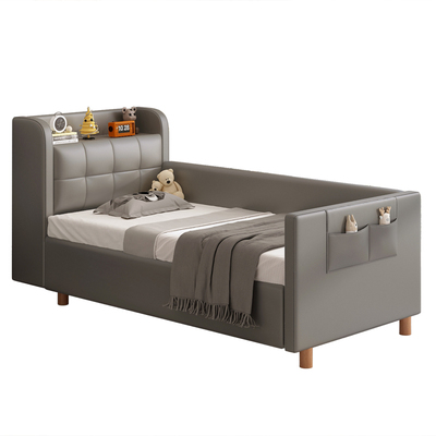 儿童床拼接床加宽床加床拼床定制护栏新生儿宝小床拼接大床储物床