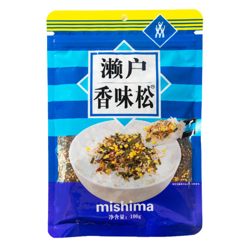 mishima三岛濑户香味松100g日式拌饭料海苔碎儿童芝麻寿司饭团料