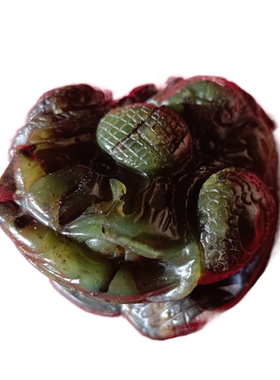 泰山玉原石茶宠平安摆件