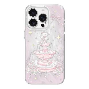 【许愿池】少女心猫咪喷泉适用iPhone17/16promax手机壳华为Pura80磁吸vivoX200S羽纱红米K80小米17荣耀200