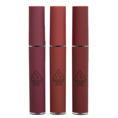 韩国3ce雾面丝绒梅子番茄红色