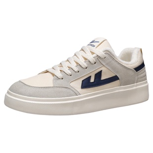 回力官方旗舰店棉鞋男款2025冬季新款加绒雪地运动帆布板鞋子男鞋