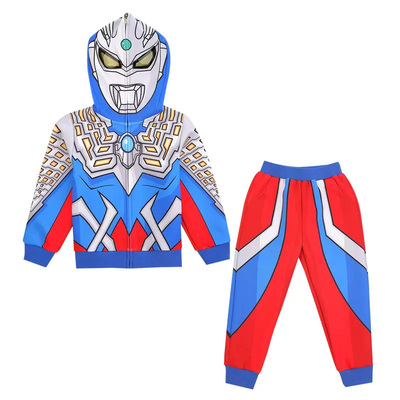 奥特曼长袖男童衣服秋冬装