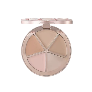 花知晓甜心小熊四色遮瑕盘遮黑眼圈遮痘印易用修饰面部滋润新品