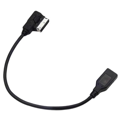 奥迪AMI转接线接U盘听歌手机充电