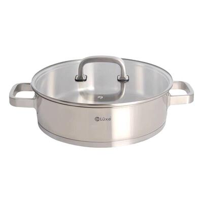 德纳斯煎锅平底锅304不锈钢