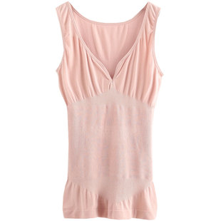 塑身收腹背心束身打底束腰内衣美体塑身衣上半身紧身薄款上衣女春