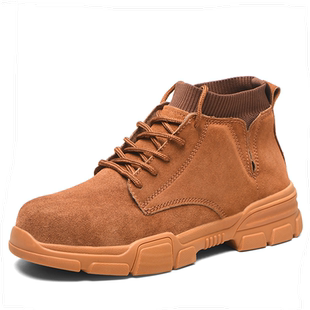 劳保鞋男女钢包头防砸防刺穿四季款防臭轻便耐磨舒适透气工地工作