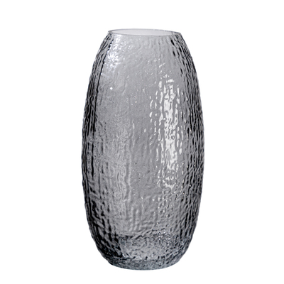 大号玻璃花瓶轻奢马醉木插花银龙柳鲜花客厅落地桌面摆件高级感