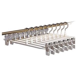 裤架夹子裤子专用收纳神器家用无痕防滑挂衣架jk裙子不锈钢晾晒夹