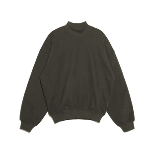 BPCALL 26SS 呼噜半领卫衣帽衫重磅纯棉拼接帽衫外套