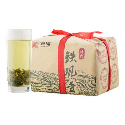 海堤茶叶旗舰店乌龙茶铁观音鲜爽清香型250g纸包XT5610福建